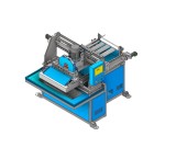 Fully automatic soapy water saw for simultaneous cutting of iron pipe