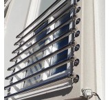 نرده حفاظ  پنجره استیل