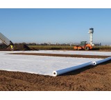Production and distribution of geotextile