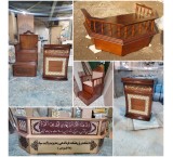 Design and production of the Quran recitation chair, the Quran reciting position, the reciting table