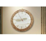 Crowned resin wall clock, diameter 35
