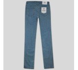 Blue-green 120-length jeans 111080-5