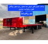 Manufacturing of three-axle-two-axle-commercial trailer soles and rollers, compressors, back breakers, bunkers, canteen blades