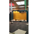 Cabinet making in the campus Implementation of an exhibition stand in Tehran