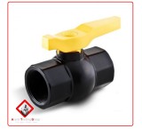 Vispar polymer handle valve