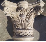 سرستون گرد جنس سنگ مهندسی