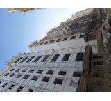 Jahan Bast Metal Scaffolding - All Services Provided. All Areas.. Facade.. Formwork.. Subconcrete.. Warehouse with Four-legged Mobile and Fixed Scaffold.